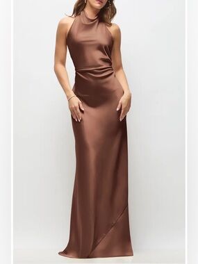 Joie "Larkspur" Cowl Neck‎ Satin maxi Dress